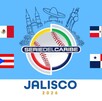 Cartel de la Serie del Caribe Jalisco 2026 con un diseño de pelota de béisbol, monumentos locales y las banderas de México, Puerto Rico, Panamá y República Domi