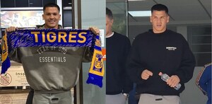 César Araújo llegó a Monterrey e hizo pruebas médicas y físicas para firmar contrato con Tigres.