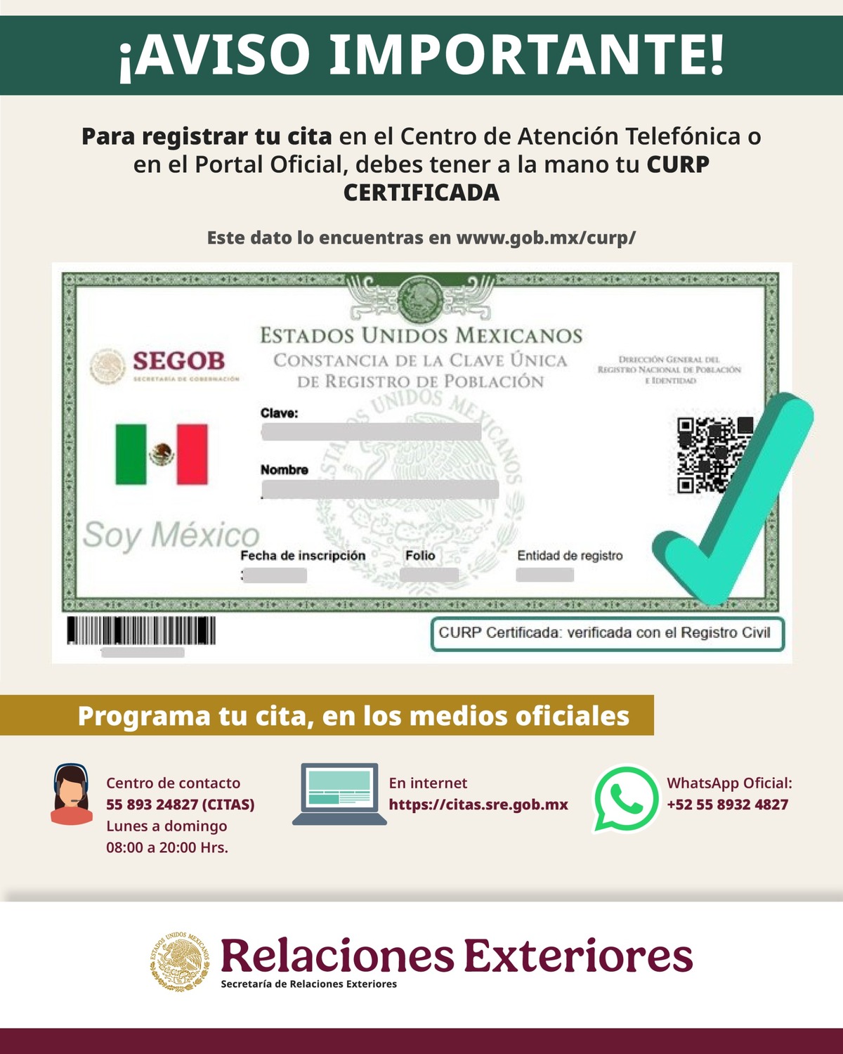 Conoce cómo agendar una cita para el pasaporte mexicano