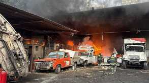 Incendio en almacén en colonia Del Gas