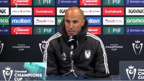 Guido Pizarro en conferencia de prensa después del Forge FC vs Tigres.