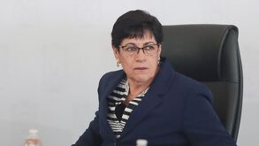 Silvia Tanús, titular de la Secretaría de Movilidad y Transporte de Puebla, en la mañanera de Puebla.