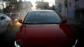 Choque múltiple sobre Eje 3 Sur en la Ciudad de México