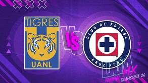 Tigres Femenil vs Cruz Azul del Clausura 2026.