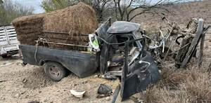 Lugar de explosión de mina en Doctor Coss.