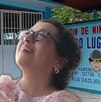 Fotografía de la maestra de kinder asesinada en Veracruz junto a la escuela donde laboró.