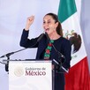 Claudia Sheinbaum en reunión de visita anterior en Nuevo León.