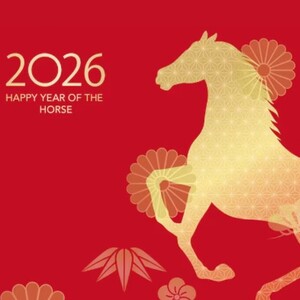 Símbolo del caballo en el horóscopo chino.