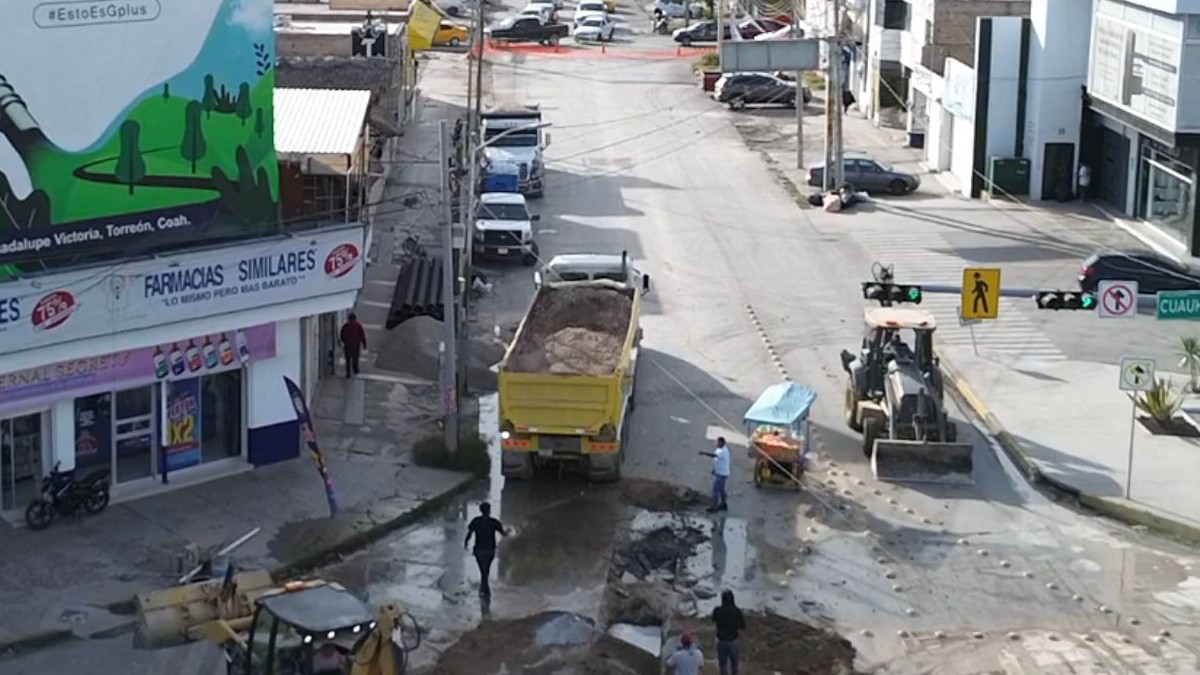 Fotografía aérea de como lucen los trabajos de SIMAS.