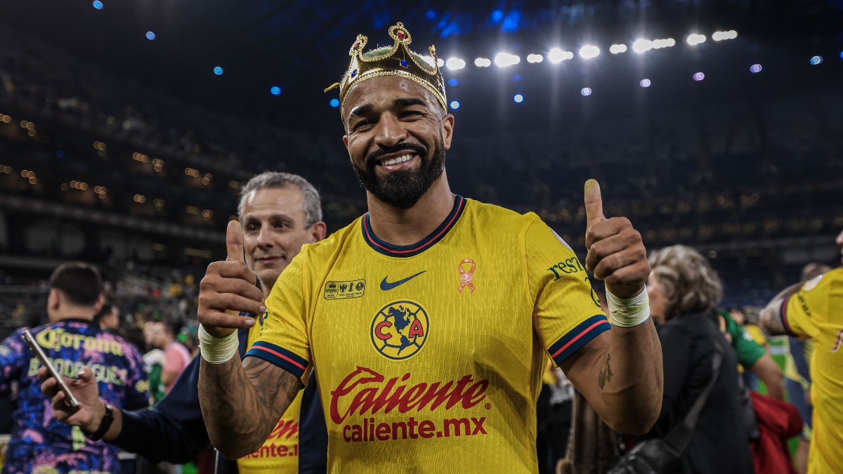 Rodrigo Aguirre luego de ganarle a Rayados la final en su cancha y con su gente.