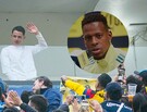 Álvaro Fidalgo despidiéndose del Club América.