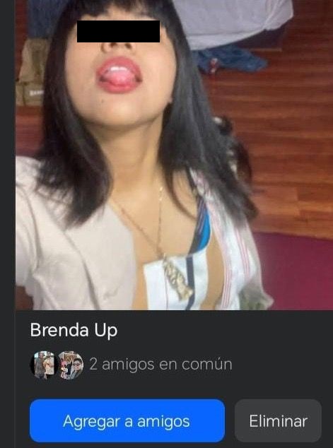 Perfil de Facebook de Brenda Up, una presunta asaltante de Puebla.