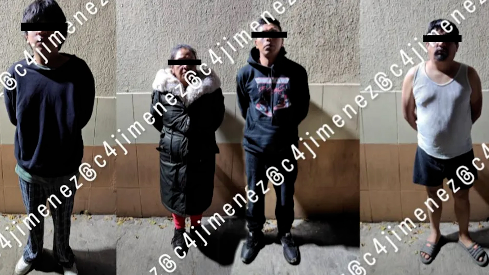 Cae banda de falsos barrenderos en Iztacalco por robo en la GAM. 5 detenidos pese a resistencia violenta de sus familiares.