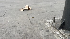 Las personas heridas fueron localizadas al interior de establecimientos comerciales