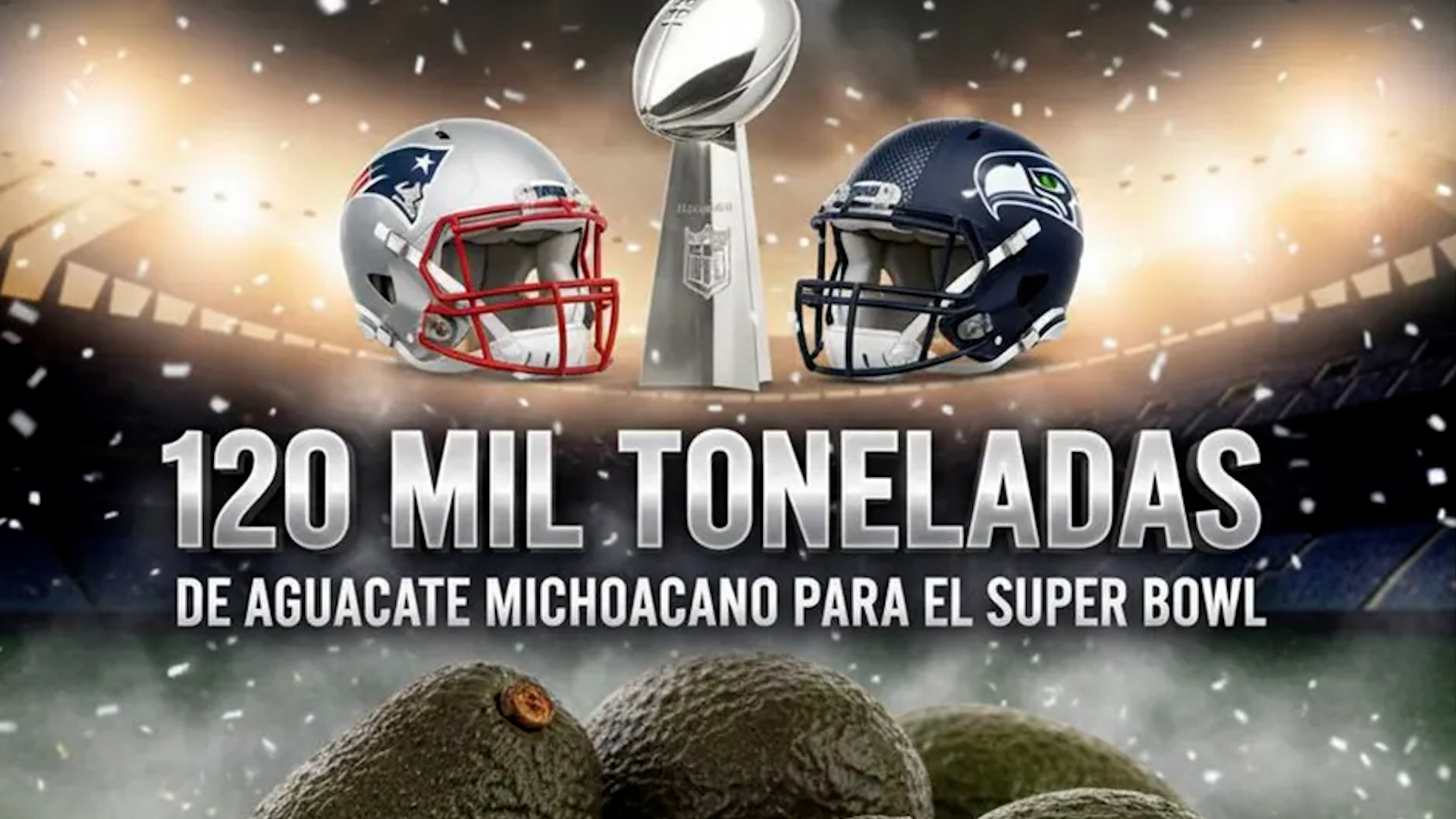 El gobernador Alfredo Ramírez Bedolla anuncia el envío récord de aguacate michoacano para el Super Bowl 2026 con certificación de sustentabilidad ambiental.