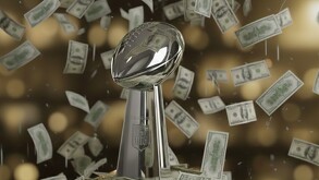 Trofeo Vince Lombardi de la NFL que se llevará el ganador del Super Bowl LX.