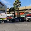 Movilización por atropello en Monterrey.