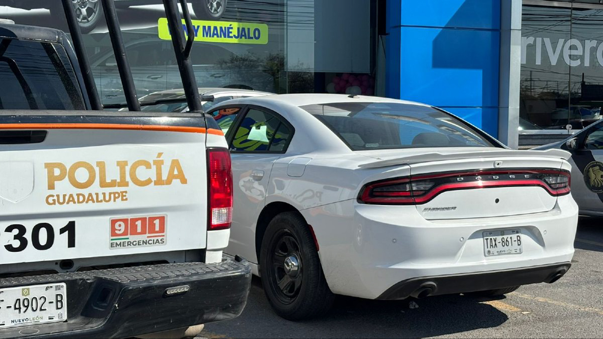 El intento de robo ocurrió en una agencia automotriz ubicada en la colonia Industrial La Silla.