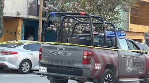 Moviliazación policiaca por muerto a balazos en García, Nuevo León