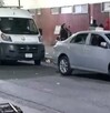 Auto donde mataron a cuatro personas en la colonia Martín Carrera, alcaldía Gustavo A. Madero.