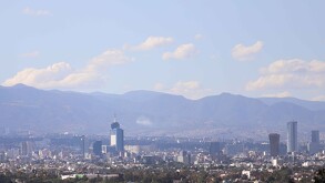Aire de la Ciudad de México este martes 10 de febrero de 2026.