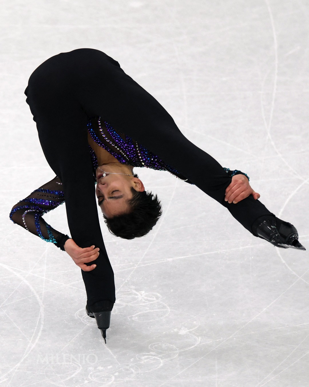 Donovan fue el quinto patinador de este programa corto, logrando estar dentro de los 24 mejores que van al programa largo.