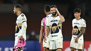 Jugadores de Pumas al finalizar el encuentro ante el San Diego FC.