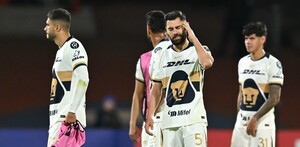 Jugadores de Pumas al finalizar el encuentro ante el San Diego FC.