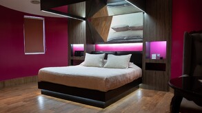 Habitación de motel en Monterrey.