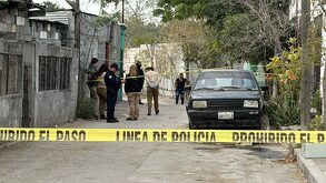 Movilización de policías en Apodaca.