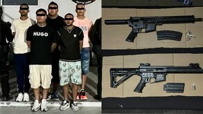 Imagen de los sospechosos detenidos por la presunta balacera en Monterrey.