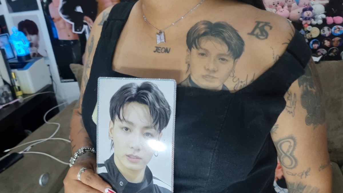 Detalles del tatuaje del de Jungkook de una ARMY regiomontana.