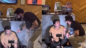 Poncho de Nigris agrediendo a Gabo Cuevas.