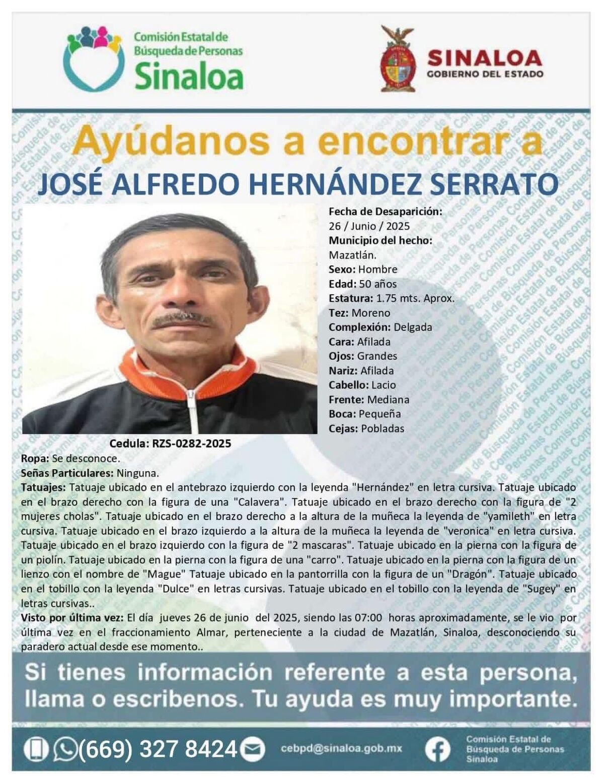 Ficha de búsqueda José Alfredo.