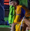 Juan Brunetta se mostró frustrado y triste tras salir de cambio en el partido de vuelta entre Tigres y Forge.