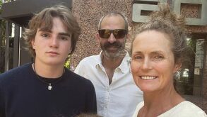 Lasse Gaxiola y Sarah Schleper compiten en esquí alpino.