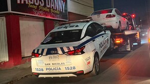 Choque de patrulla en San Nicolás de los Garza
