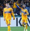 Rodrigo Aguirre debutó con Tigres en la Concachampions en donde anotó 2 goles ante Forge FC.