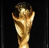 Trofeo de la Copa del Mundo resguardado en una caja especial.