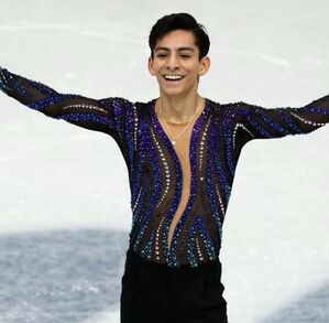 Donovan Carrillo tras su presentación en la etapa de clasificación de la disciplina.