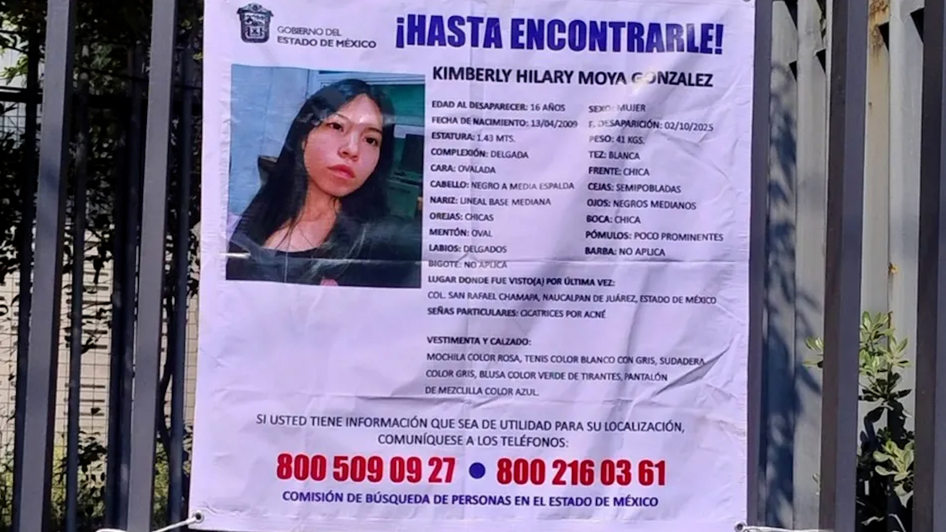 Durante una llamada telefónica, la mamá de Kimberly Moya apuntó que hay información para encontrar a su hija, quien lleva 4 meses desaparecida.