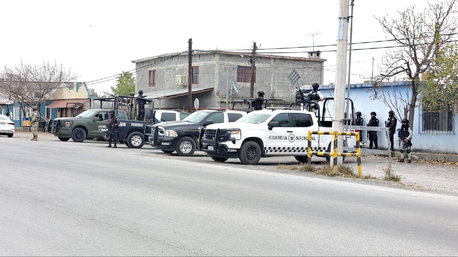 El enfrentamiento provocó una fuerte movilización policiaca en varias zonas de Sabinas Hidalgo.