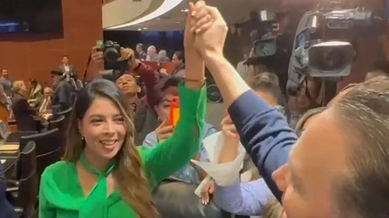 Manuel Velasco, coordinador del PVEM, aseguró que Ruth González será la próxima gobernadora de San Luis Potosí.