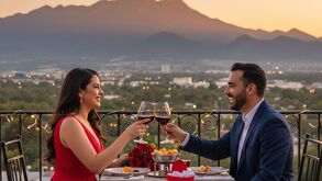 pareja festeja en san valentín en monterrey