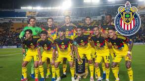 Jugadores del América durante el partido de vuelta contra Olimpia en la Primera Ronda de la Concachampions.