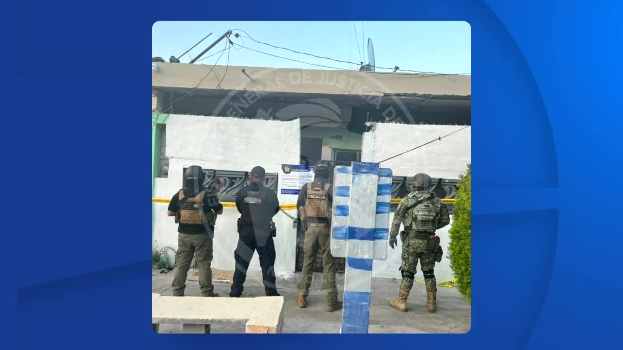 Detectives de la Agencia Estatal de Investigaciones catearon un domicilio en Santa Catarina como parte de una investigación por delitos contra la salud.