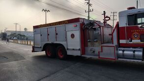 Movilización por incendio en fábrica en Santa Catarina