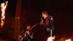 My Chemical Romance dando concierto en la Ciudad de México en febrero de 2026.