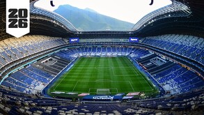 Estadio BBVA, cancha de los Rayados del Monterrey en Guadalupe.