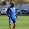 Rodrigo Aguirre en un entrenamiento con Tigres previo al juego ante Cruz Azul.